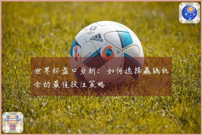 世界杯盘口分析：如何选择赢钱机会的最佳投注策略